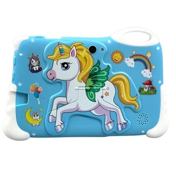 Дитячий планшет Unicorn Rainbow Tab 7" Android15 4000mAh 8/256Gb BT Wi-Fi + чохол-підставка блакитний
