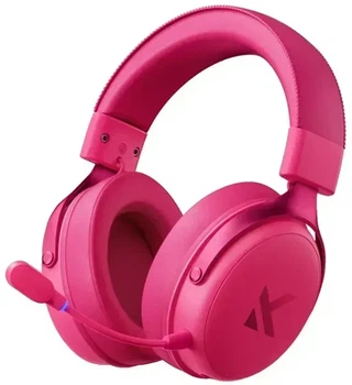 Бездротові ігрові навушники Mchose V9 Pro Rose Red Геймерська гарнітура з мікрофоном та 2.4 ГГц / Bluetooth