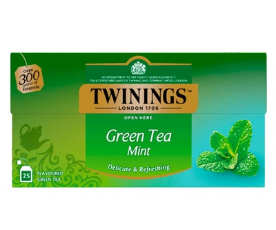 Чай зелений Twinings Mint пакетований 25 шт