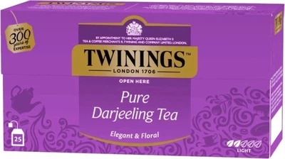 Чай чорний Twinings Darjeeling пакетований 25 шт