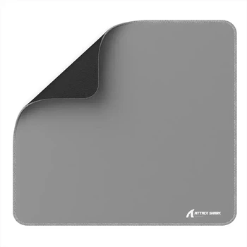 Игровой коврик ATTACK SHARK CM02 eSport Gray 450×400×4 мм, водостойкий, микрошов, текстурированная поверхность