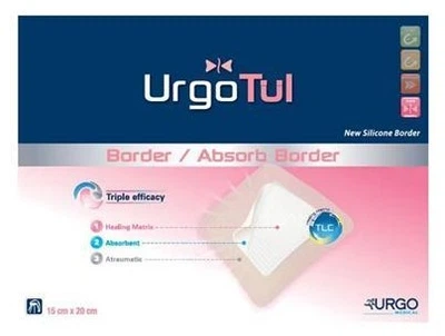 Opatrunek UrgoTul Absorb Border 15 cm x 20 cm 1 szt (3546895518130)