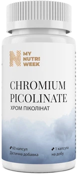 Хром піколінат My Nutri Week Chromium Picolinate 60 капсул (MNW-570147)