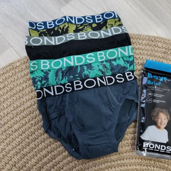 Трусы слипы для мальчика Bonds 2-3 года 92-98 см, набор 4 шт, удобные детские трусики