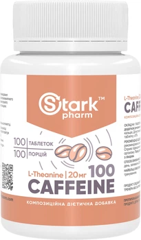 Кофеин Stark Pharm Caffeine 100 мг 100 таблеток (2002) (4829888002366)