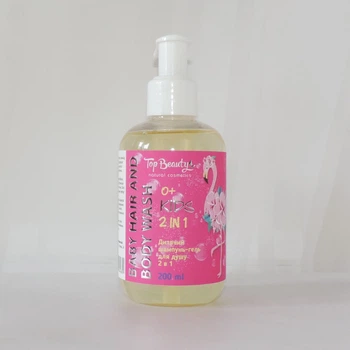 Детский шампунь-гель для душа 2 в 1 Top Beauty Baby Hair Body Wash, 200 мл.