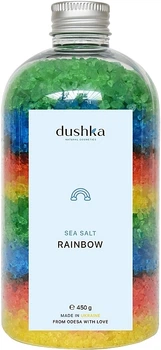 Сіль для ванни "Rainbow" - Dushka Bath Salt 450g (596661-75170)