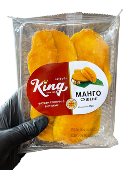 Манго сушеное King 250г