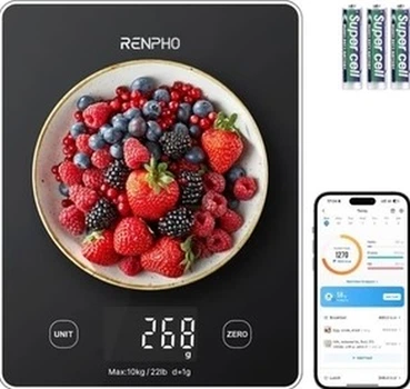 Waga podłogowa RENPHO Calibra 1L Smart Nutrition R-T001 (PEU-R-T001-BK)