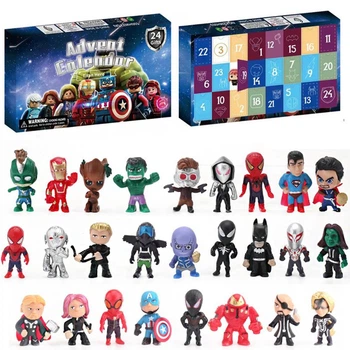 Супергерої Месники адвент-календар дитячий Avengers на 24 дні для дітей (арт 15550)