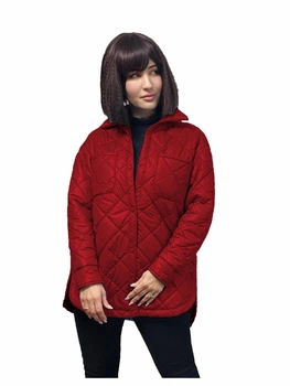 Женская демисезонная куртка двусторонняя Welltre "Сорочка" M (46-48) красный