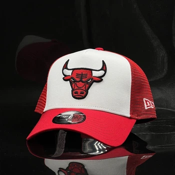 Красная кепка с сеткой New Era NBA Chicago Bulls Trucker 60348855