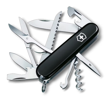 Szwajcarski scyzoryk Victorinox Huntsman V-1 37 V1 37 1.3713.3 Czarny (7611160100283)