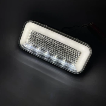 Габаритный LED Фонарь Белый 24В для Грузовика и Прицепа (Комбинированный)