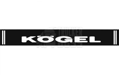 Брызговик на задний бампер универсальный KOGEL черный 2400×350 мм