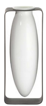 Wazon Philippi Float porcelanowy 9x23x7 cm (4037846160137)