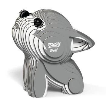Пазл Eugy 3D Зоопарк Вовк (XEG-040) Eugy XEG-040 1026084