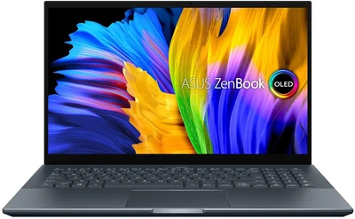 Сенсорный ноутбук 15.6" ASUS Zenbook Pro 15 (UM535QA-KY389W) AMD Ryzen 7 5800H RAM 16GB SSD 1TB 10ч батарея Win11 Алюминиевой корпус (UKR) Б/В