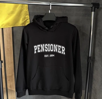 Худі Pensioner L Чорне