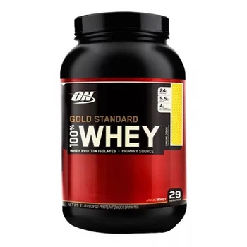 Сироватковий протеїн ізолят (100% Whey Gold Standard) 909 г зі смаком банана OPN02956