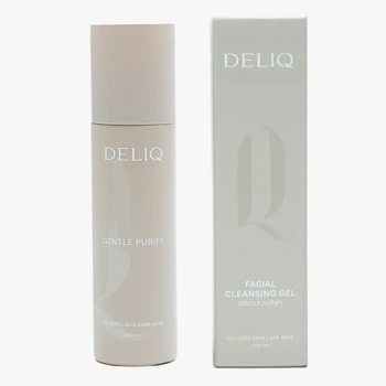 Энзимный очищающий гель для лица DELIQ Facial Cleansing Gel Gentle Purify 200 мл