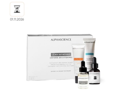 Набор препаратов для отбеливания и омоложения кожи alphascience la box esthétique intense brightening