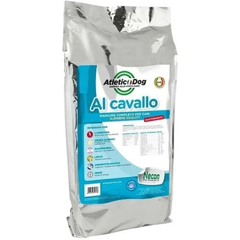 Сухий корм Necon Atletic Dog Mantenimento Al Cavallo Horse для собак з кониною, 15 кг