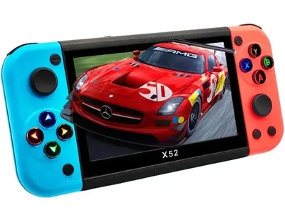 Портативна ігрова консоль PSP X52 5.1 дюйма, ретро приставка з підтримкою PS1 NES GBA Sega MAME, ігрова консоль з великим екраном та акумулятором