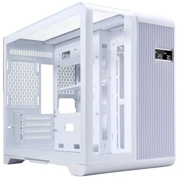 Корпус 1stPlayer RT6, White, без БЖ, Midi Tower, для Micro ATX / Mini ITX, 2xUSB 3.0 / 1xUSB 2.0, макс. CPU - 157 мм / VGA - 330 мм, бічна панель із загартованого скла, цифровий екран