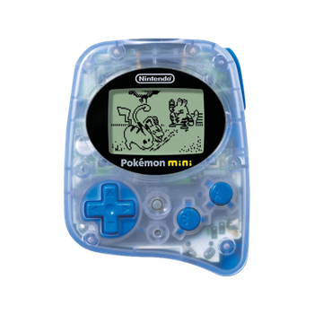 Консоль Nintendo Pokemon Mini MIN-001 Clear Blue + Игра Б/У