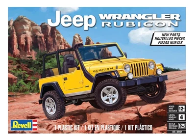 Збірна модель 1:25 автомобіль Jeep Wranger Rubicon Revell 14501