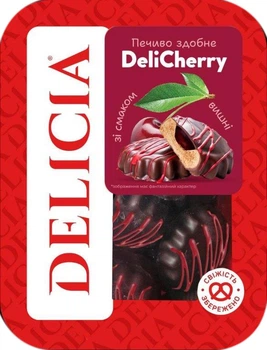 Печенье сдобное Delicia Deli Cherry 350 г (4823102518237)