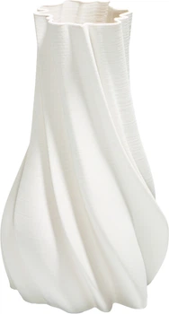 Wazon Philippi Frappee ceramiczny kremowo-biały 15×15×28 cm (4037846176008)