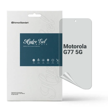 Захисна плівка для Motorola G77 5G гідрогелева ударостійка протиударна бронеплівка Matte на телефон ArmorStandart захист скла матова плівка (ARM91007)
