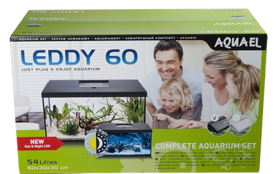 Zestaw akwariowy AquaEl Leddy 60 D N 2.0 EC X Czarny (5905546334976)
