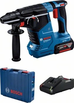 Аккумуляторный перфоратор Bosch GBH 187-LI SDS-Plus (0611923022) (18В 5 А/Ч, ЗУ + кейс)