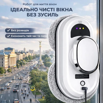 Робот-мийник вікон робот для миття віконний пилосос автоматичний робот для миття вікон з вулиці дзеркал вітрин робот-пилосос і пультом