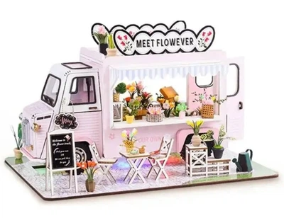 3D конструктор Румбокс «Цветочная машинка Meet Flower Car»
