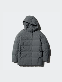 Пуховик Uniqlo розмір L зелений (55) (469897)