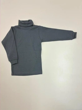 Гольф детский,рубчик МОЯ ПЛАНЕТА Гф201 серый р.80