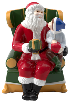 Figurka świąteczna Sw. Mikolaj w fotelu Villeroy & Boch 10 x 10 x 15 cm 1483276636 (4003686357372)