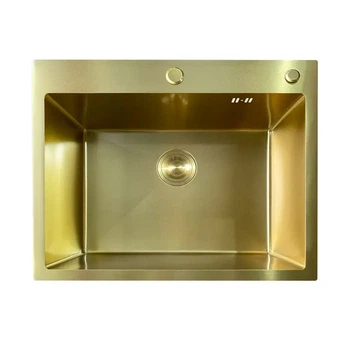 Мийка Mixxus MH6050 Micro Decor Brushed Gold (3.0/0.8) з нерж. сталі (колір матове золото) (MI8222) (00149277)