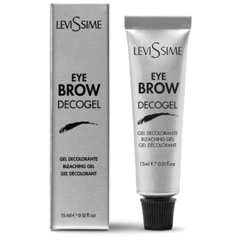 Освітлювальний гель для брів Levissime Eye Brow Decogel whitening gel 15мл (8435054645907)
