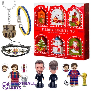 Адвент календарь футбольный Barcelona Messi 10 Advent Calendar New Year's Soccer Kit 6 Barcelona (4226-4)