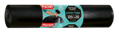 Пакеты для мусора Paclan Power Bags 120 л