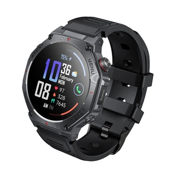 Смарт-годинник HOCO Y37 AMOLED 36mm 520mAh BT5.3 1.43'' GPS sports watch call version Black (6942007666046)