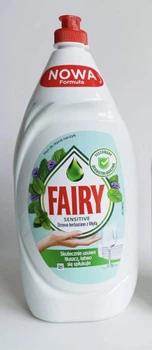 Засіб для миття посуду Fairy Sensitive Tea Tree & Mint (Чайне дерево та м'ята). 1.350