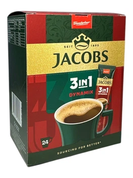 Кава Jacobs Динамікс 3в1 у стіках 24 х 12,5 г (459)