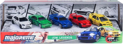 Zestaw samochodów Majorette JDM Legends Anime 5 szt 5699812 (3467452077627)