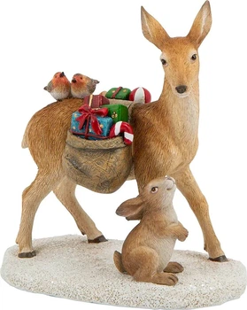 Figurka świąteczna Jelonek z prezentami Villeroy & Boch 3593910063 (4003686406216)